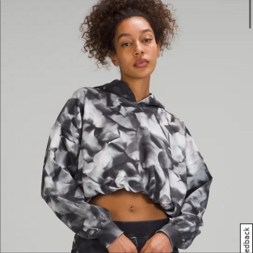 NWT lululemon all yours bubble hem hoodie